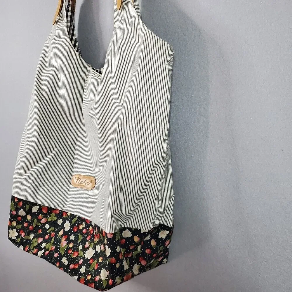 Italian Made Nadir - Positano Shoulder bag Tote Excellent Condition Inner pocket - Picture 6 of 9